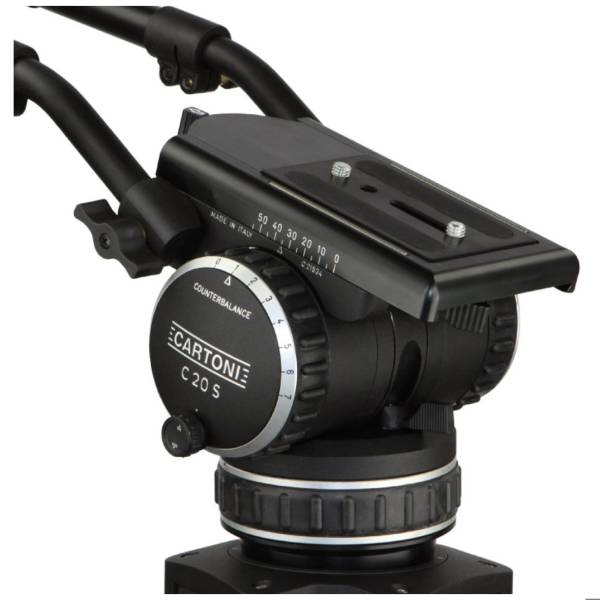 Trépied Cartoni C20S EFP 2 Alu grandes branches et branches courtes