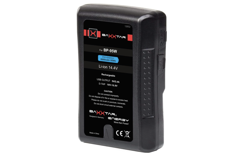 Batteries V-Mount 95w et 175W (Lots de 4 avec chargeurs)