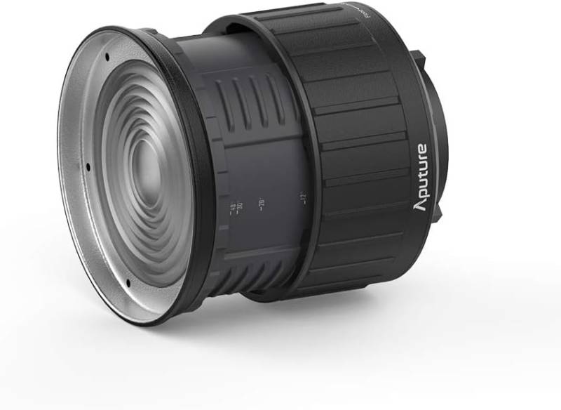 Eclairage Aputure 120D MKII avec Light Dôme et kit fresnel + pied