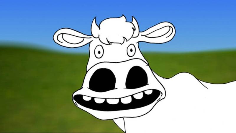 La vache qui tâchait de chercher ses taches